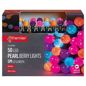 Premier 50 Rainbow Pearl Berry Lights