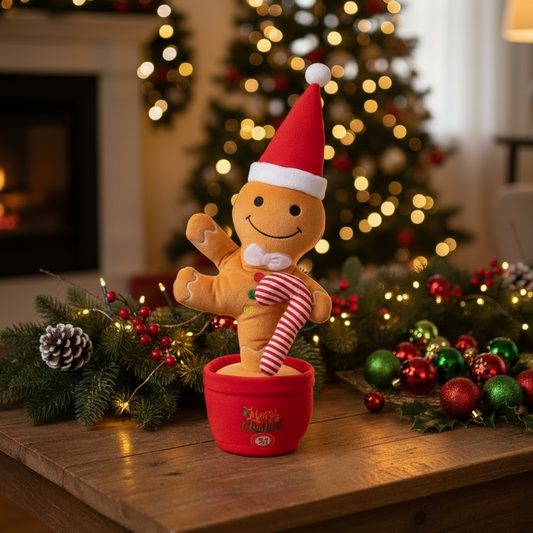 Christmas Dancing and Talkback Gingerbread Man