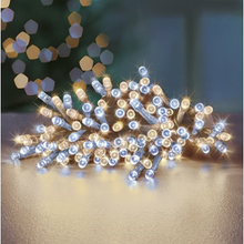 Load image into Gallery viewer, Premier TimeLights 100 White and Warm White LED String Lights
