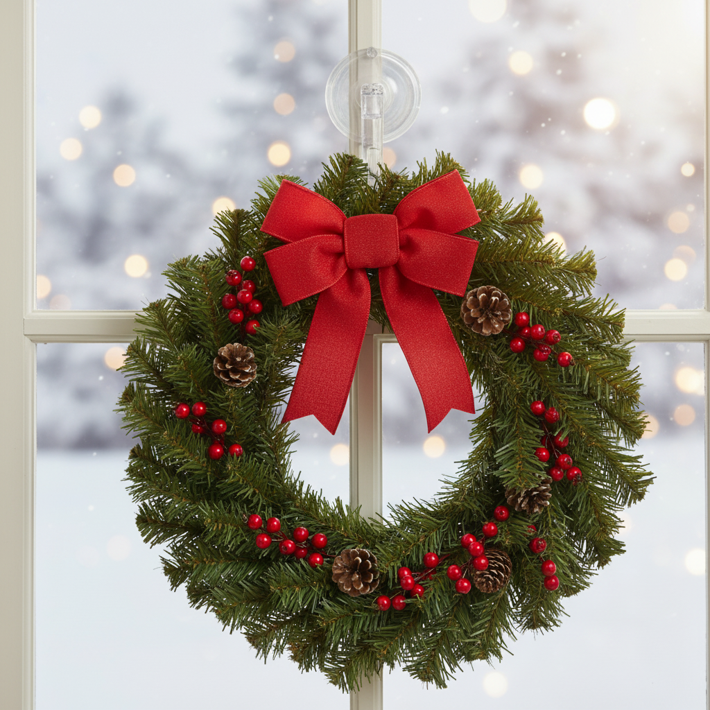 Clear plastic suction cup hook on a white background