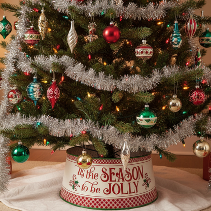 Rustic Vintage Style Christmas Tree Skirt