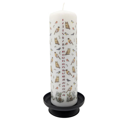 Coppenrath Winter Birds Advent Pillar Candle
