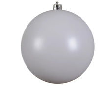 Load image into Gallery viewer, Winter White Matt Bauble 20cm
