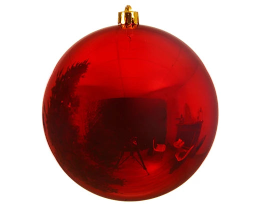 Red Shiny Bauble 25cm