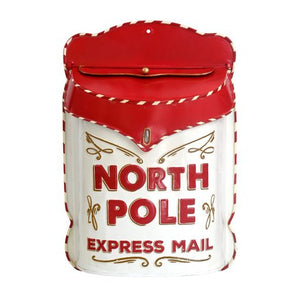 Christmas North Pole Express Vintage Style Post Box