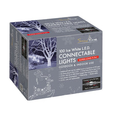 Load image into Gallery viewer, Snowtime Professional Connectable Ice White LED Fairy Lights 10m

