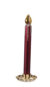 Set of 3 Glass Clip on Candles Tree Decoration