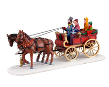 Load image into Gallery viewer, Lemax Christmas Carriage Cheer Christmas Village Decoration
