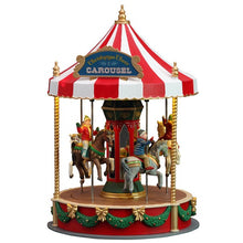 Load image into Gallery viewer, Lemax Christmas Cheer Carousel Christmas Carnival Decoration
