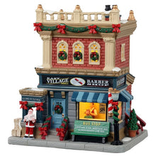 Load image into Gallery viewer, Lemax East Village Barber Shop Christmas Village Decoration

