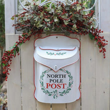 Load image into Gallery viewer, Handmade Vintage Style Christmas North Pole Post Box

