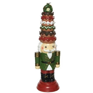 Christmas Nutcracker Real Wax Candle 20.5cm