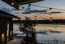 Load image into Gallery viewer, Konstsmide 20 Multi-Coloured Bulb Warm White LED Festoon Lights
