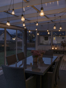Konstsmide 20 Clear Bulb Drop Festoon Lights