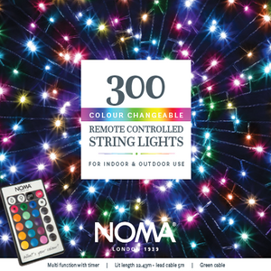 300 Colour Changeable String Lights Remote Controlled