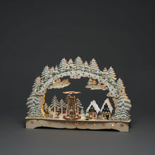 Load image into Gallery viewer, Konstsmide Wooden Christmas Silhouette Decoration
