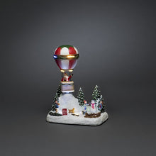 Load image into Gallery viewer, Konstsmide Mechanical Christmas Hot Air Balloon Scene
