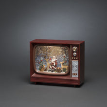 Load image into Gallery viewer, Christmas Santa and Reindeer Scene Musical TV Water Lantern
