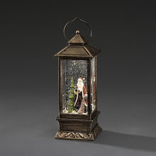 Load image into Gallery viewer, Konstsmide Santa and Christmas Tree Water Lantern
