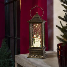 Load image into Gallery viewer, Konstsmide Christmas Snowman Family Water Lantern
