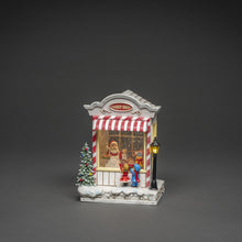 Load image into Gallery viewer, Santa In Candy Shop Lit Village Christmas Display Decoration
