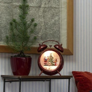 Konstsmide Alarm Clock with Santa Water Lantern