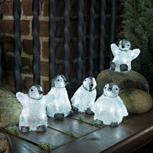 Load image into Gallery viewer, Konstsmide 5 Piece Acrylic Baby Penguin Light Set
