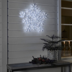 Konstsmide Acrylic Snowflake White LED