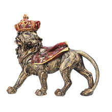 Load image into Gallery viewer, Christmas Lion with Crown Ornament
