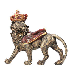 Christmas Lion with Crown Ornament