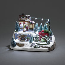 Load image into Gallery viewer, Konstsmide Christmas Tree Seller Lit Village Decoration
