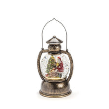 Load image into Gallery viewer, Konstsmide Santa and Christmas Tree Water Lantern
