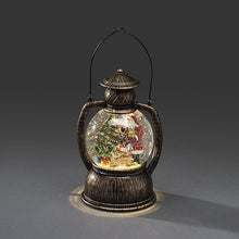 Load image into Gallery viewer, Konstsmide Santa and Christmas Tree Water Lantern
