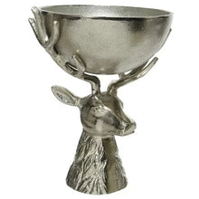 Load image into Gallery viewer, Aluminium Stag Head Bowl
