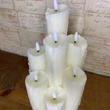 Load image into Gallery viewer, 7 Piece FlickaBrights Melted Edge Wax Candles
