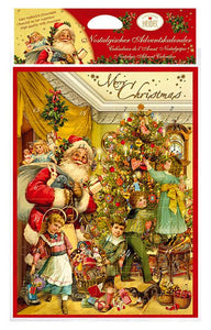 Classic Christmas Advent Calendar with Milk Chocolates