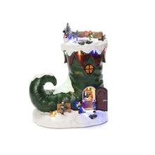 Load image into Gallery viewer, Konstsmide Musical Christmas Mechanical Elf Boot Decoration
