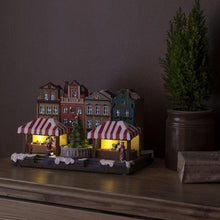 Load image into Gallery viewer, Fibre Optic Christmas Village Market Scene
