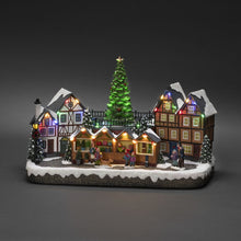 Load image into Gallery viewer, Christmas Market Village Mechanical Decoration
