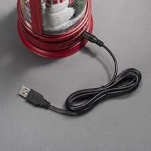 Load image into Gallery viewer, Konstsmide Red Christmas Mailbox Snowman Scene Water Lantern
