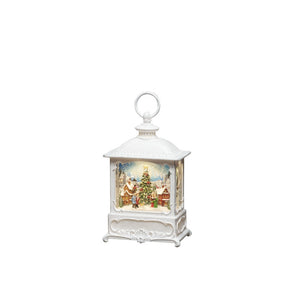 Konstsmide White Christmas Market Scene Water Lantern