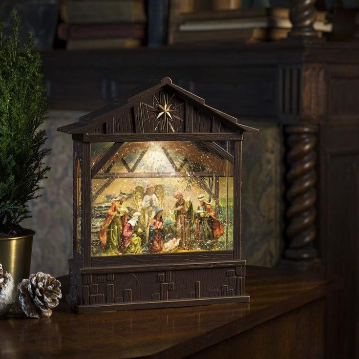 Konstsmide Christmas Nativity Scene Water Lantern