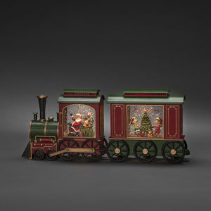 Christmas Train Carriage Water Spinner Lantern
