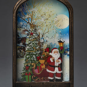 Konstsmide Santa with Christmas Tree Scene Water Lantern