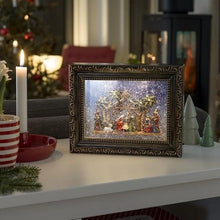 Load image into Gallery viewer, Konstsmide Christmas Nativity Scene Water Lantern Picture Frame
