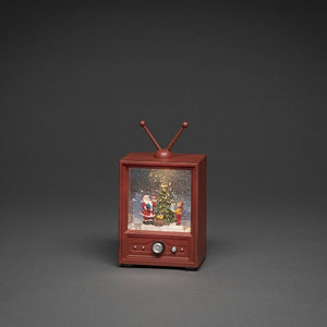 Konstsmide Santa and Boy TV Water Lantern