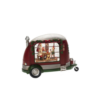 Christmas Caravan Water Spinner Lantern