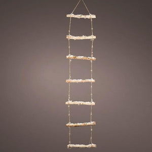 Christmas Wooden Ladder Decoration LED
