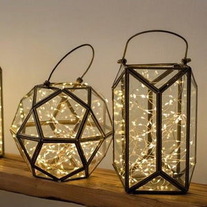 100  Classic Warm White Silver Cable Battery Operated String Lights