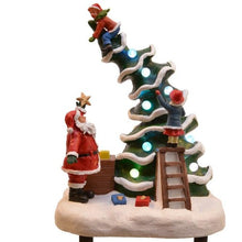 Load image into Gallery viewer, Mechanical Christmas Tree Scene Decoration
